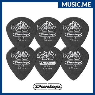 ปิ๊กกีตาร์ Jim Dunlop TORTEX® PITCH BLACK JAZZ III สีดำ / ของแท้ 100%