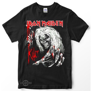 เสื้อยืด พิมพ์ลาย iron maiden KILLERS พรีเมี่ยม สําหรับผู้หญิง