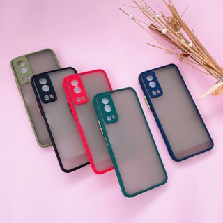 💜VivoY31 Y72เคสขอบสีกันกล้อง💜 Vivo Y12-Y30/Y50-V19-V20-V20pro-Y95