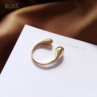 Bliss แหวนโลหะแบบปรับได้สําหรับผู้หญิง