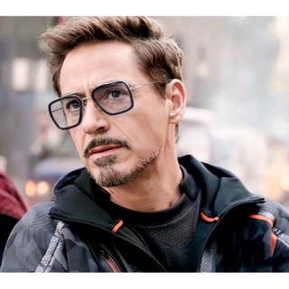 แว่นตาไอรอนแมน iron man สำหรับผู้ชาย G32 แว่นกันแดดทรงสี่เหลี่ยม สไตล์ tony stark  พร้อมจัดส่งจาก กรุงเทพ dLfl