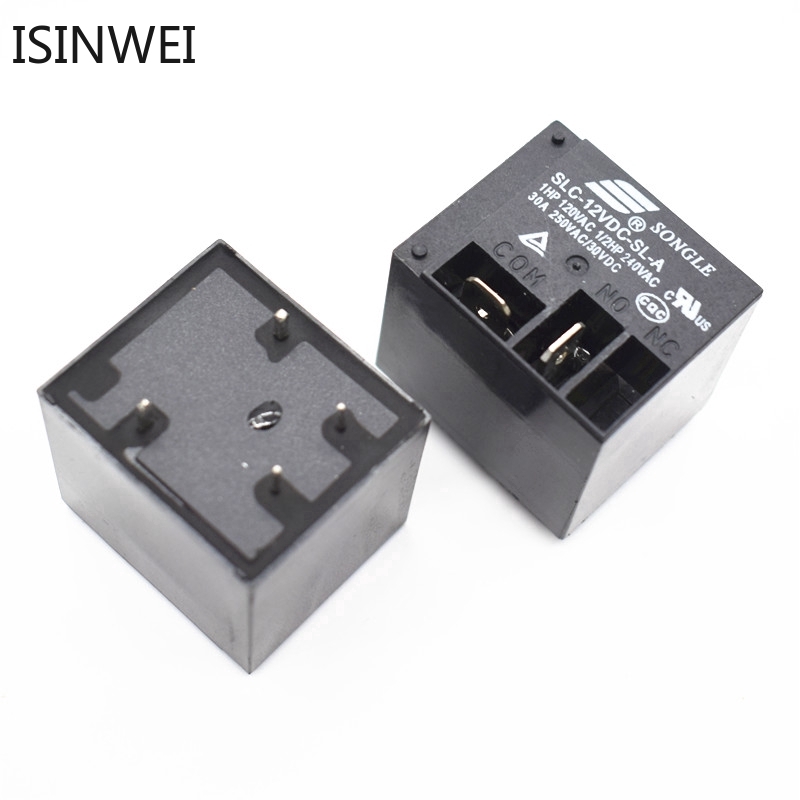 Power relays SLC-12VDC-SL-A 12V 30A T91 HF2100 4PIN A group of normally open - รูปที่ 2