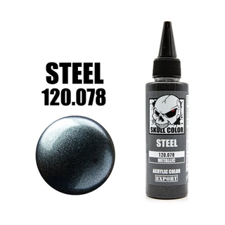 SKULL COLOR 60 ml. METALLIC Steel 078