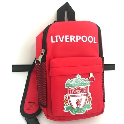 LVP LIVERPOOL RED กระเป๋าคาดอก กระเป๋าเด็ก กระเป๋า คาดอก เด็ก ลาย Liverpool ลิเวอร์พลู สวยจริง น่ารัก สวยงาม PMYL SHOP