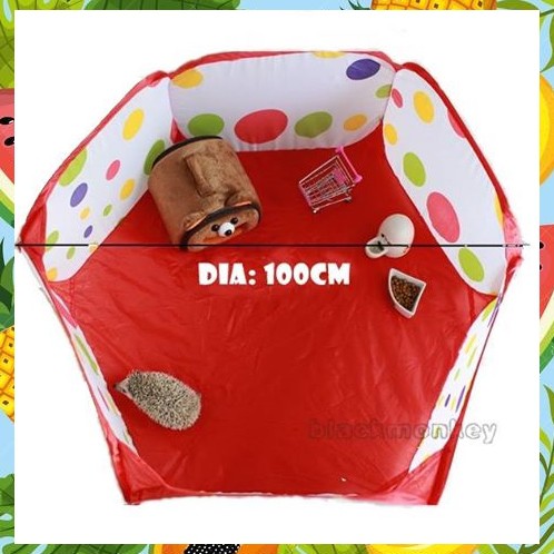 พร้อมส่ง รั้วกั้นสัตว์เลี้ยง ขนาดเล็ก แบบพกพา สําหรับสัตว์เลี้ยง เม่น แมว