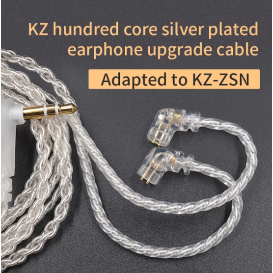Kz Original เปลี่ยนสาย KZ สาย 3.5 มม.2Pin 0.75 มม.ออกซิเจนฟรีลวดทองแดงสําหรับ KZ ZST EDX ZSN PRO TRN