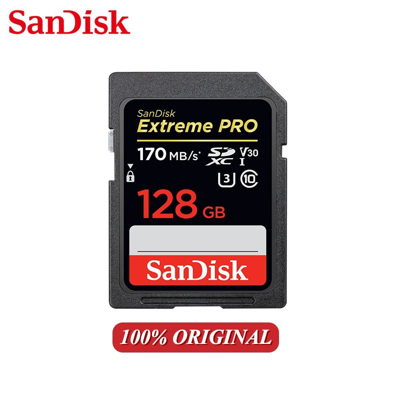 100 Original Extreme PRO SD Card 128GB 64GB 32GB Class 10 SDXC SDHC