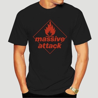 ใหม่ เสื้อยืดลําลอง แขนสั้น พิมพ์ลาย Massive Attack Blue Lines Album สําหรับผู้ใหญ่ S M L X 2X 7578D