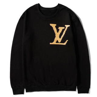 LV เสื้อกันหนาวพิมพ์ลายแฟชั่น Unisex