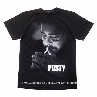 คอตต้อนคอกลม☋㍿เสื้อยืด Postmalone เสื้อวง post maloneS-5XL