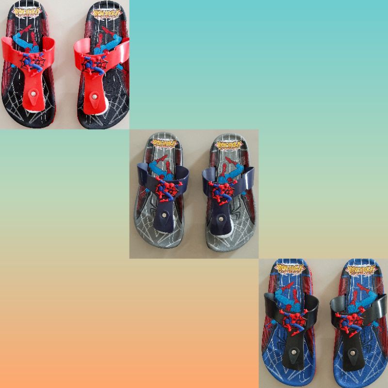 Spiderman Kids Slipper.Kasut Slipper Budak Spiderman