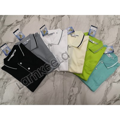 A353 เสื้อโปโลผู้ชาย SET 3 เสื้อคอปกแขนสั้น FLY HAWK   ของแท้ 100%