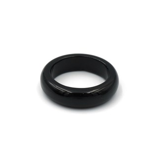 ONYX RING แหวนนิลแท้ ทรงท้องปลิง ขนาด 5.6 มม. Onyx by siamonlineshop