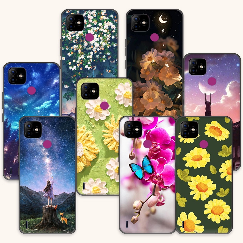 เคสโทรศัพท์สําหรับ ITEL Vision 1 Plus P36 W6501 L6501 พิมพ์การ์ตูนรูปแบบกลับป้องกันกรณีสําหรับ ITEL 