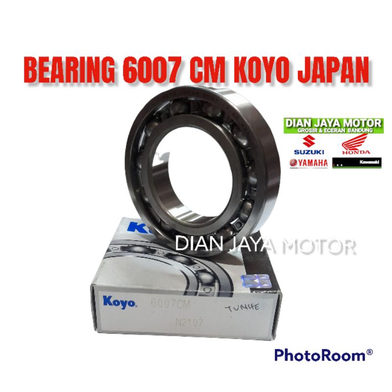MESIN BEARING LAHER 6007 CM KOYO JAPAN DIAN JAYA มอเตอร์ LAHER ล้อและเครื่องยนต์
