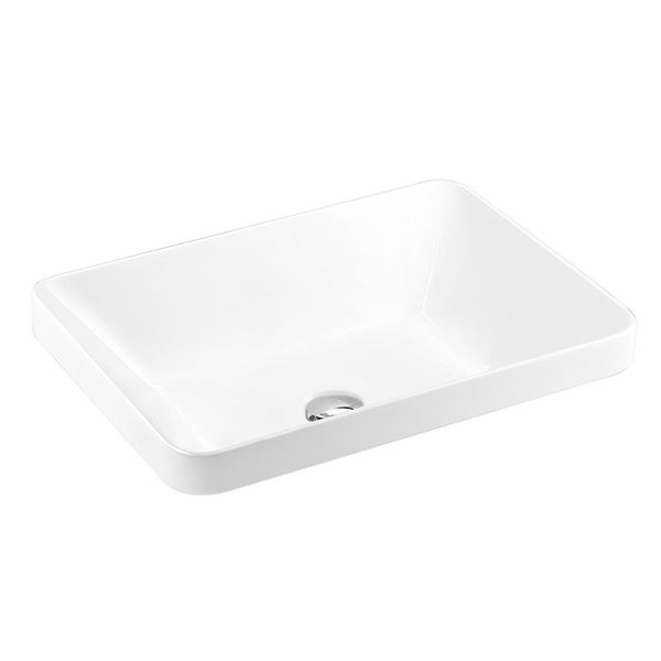 COTTO C001017 อ่างล้างหน้าฝังบนเคาน์เตอร์ รุ่น Simply Modish (Hyg.)