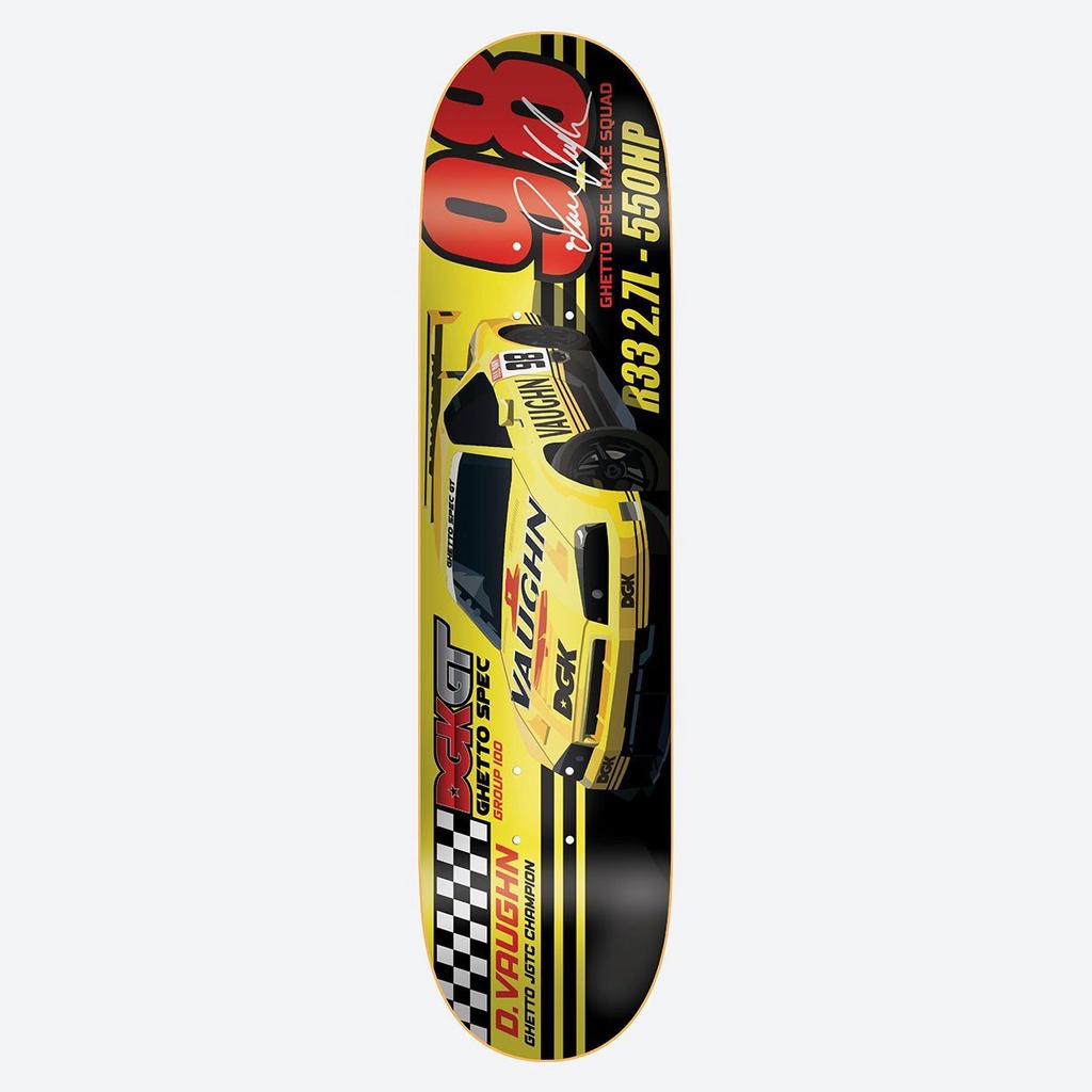 DGK Ghetto GT Vaughn Skateboard Deck 8.06"