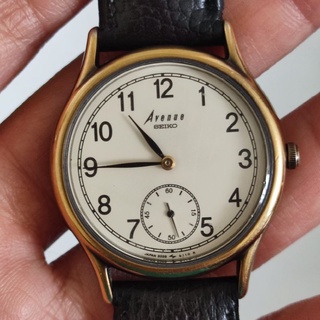 นาฬิกา Vintage Seiko 2เข็มครึ่ง ของแท้ นาฬิกาญี่ปุ่นมือสอง ระบบ Quartz สภาพสวย