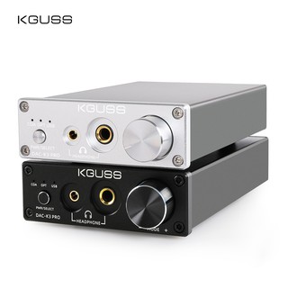 KGUSS DAC-K3PRO TPA6120A2 ESS9018K2M MINI HIFI USB DAC Decoded Audio Headphone Amplifier 24BIT 192KHz AMP DC12V US with RCA audio cable