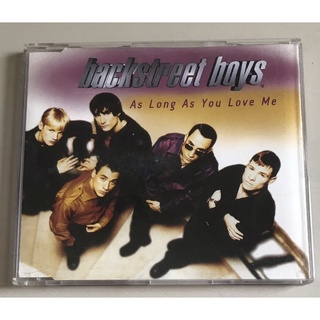 ซีดีซิงเกิ้ล ลิขสิทธิ์ มือ 2 สภาพดี...ราคา 250 บาท “Backstreet Boys” ซิงเกิ้ล "As Long as You Love Me"Made in EU