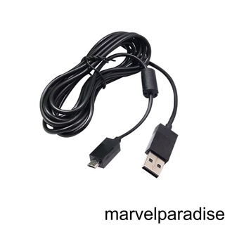 [Mapde] Power Charging Data Cable Black USB with LED Light General Wire for XBOXONE PS4 Gamepad
