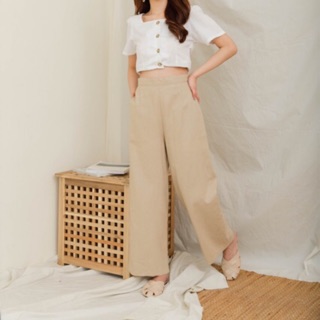 LAMUNE.STUDIO #simple linen pants ☁️☁️