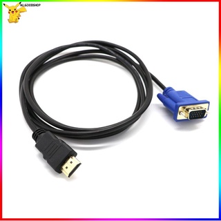 สาย HDMI HD 1.8M/6FT สาย VGA สายแปลง 1080P สาย HDMI เป็น VGA