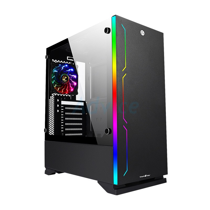 ATX Case (NP) Tsunami Hunter Eagle H8 Phantom RGB (Black)