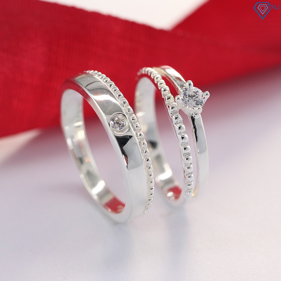 แหวนเงิน 925 สําหรับผู้ชายและผู้หญิงสลักชื่ออัพออนขอ ND0355 TNJ Jewelry