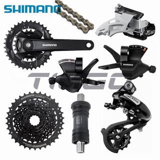 Shimano ALTUS M315 ตีนผีหลังจักรยานเสือภูเขา 2×8 ความเร็ว SL-M315 RD-M310 FD-M2020-TS CS-HG31-8 CN-HG71 FC-MT101-2 BB-UN101