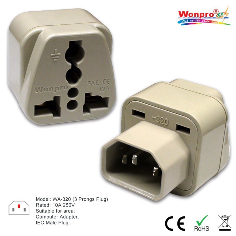 WONPRO Travel Adapter WA-320