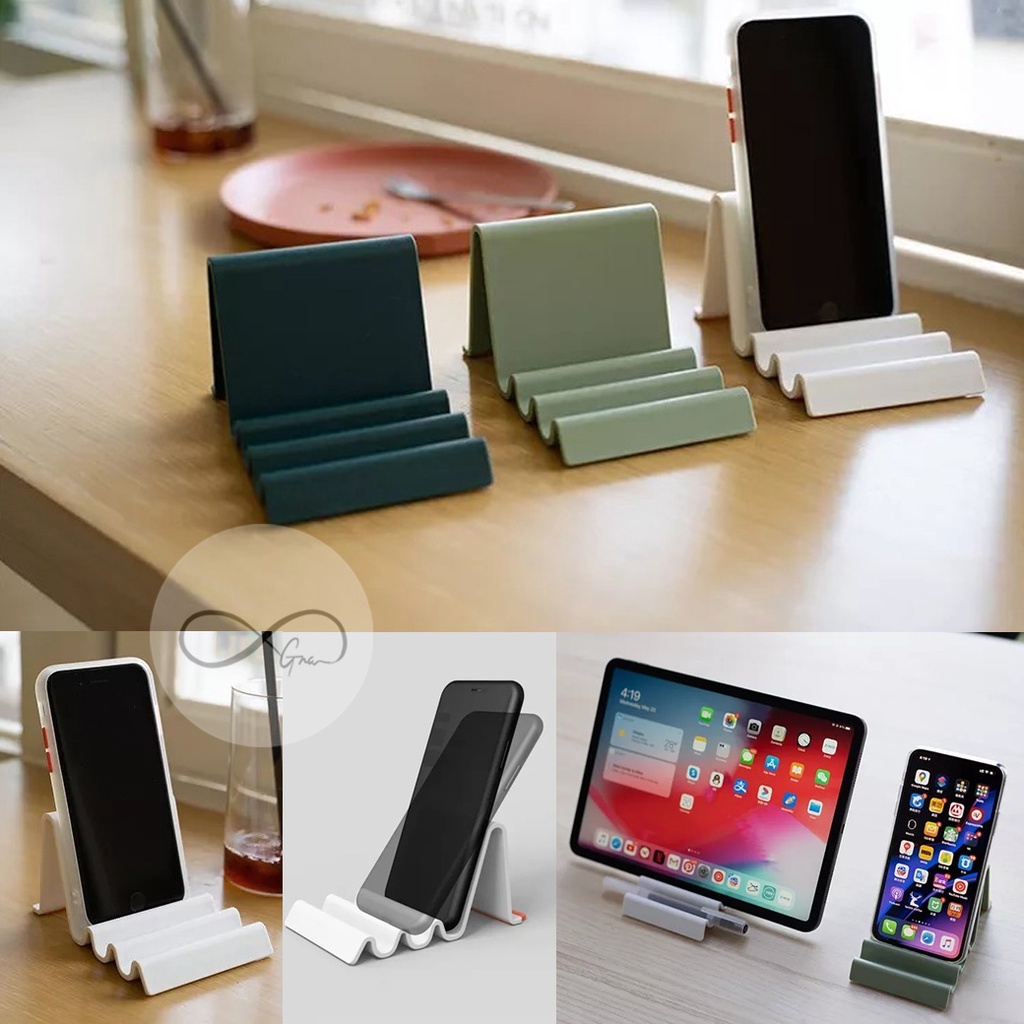 ที่วางมือถือ ที่วางโทรศัพท์สีพื้น ipad iPhone Samsung ปรับองศาหลายมุมได้