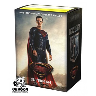 Dragon Shield Matte Art 100 Sleeves - Justice League Superman