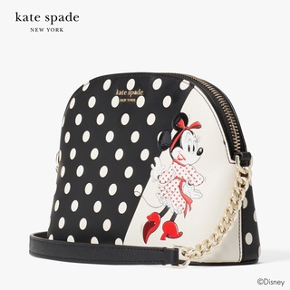 KATE SPADE NEW YORK DISNEY X KATE SPADE NEW YORK MINNIE MOUSE SMALL DOME CROSSBODY PWR00246 กระเป๋าสะพาย