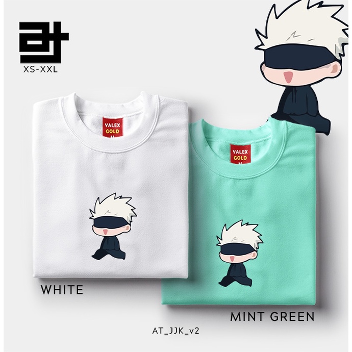 เสื้อยืด Jujutsu Kaisen Manga Anime Satoru Gojo v2 Customized Unisex TShirt for Men and Women