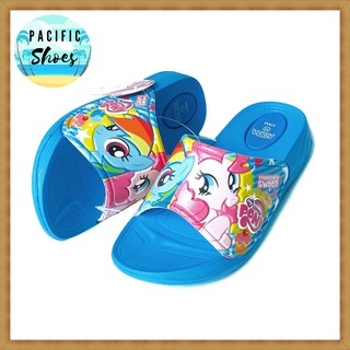 Adda Pony รองเท้าแตะเด็กผู้หญิงลายการ์ตูนโพนี่ รุ่น 31K43 สีฟ้า by Pacific Shoes