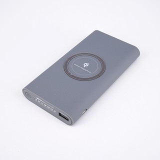 WIRELESS CHARGER POWER BANK 10000 MAH GREY (1271)