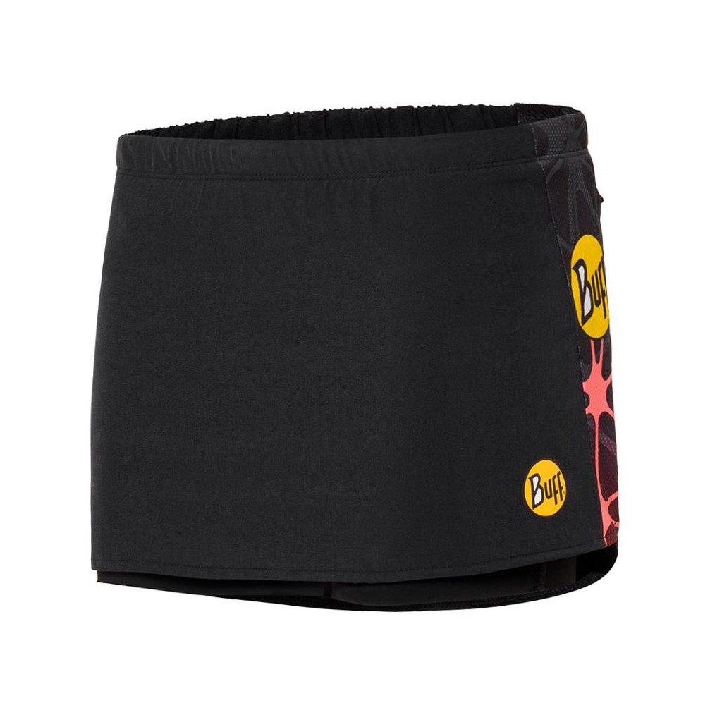 โปร Buff Pro Team Leda W- Black Hybrid Skirt กระโปรง (มีกางเกงด้านใน) สำหรับใส่วิ่ง ผ้าเบาสบาย สำหรับผู้หญิง ราคา ถูกที่สุด ดีลบีเคเค แกลเลอรีภาพที่ 2