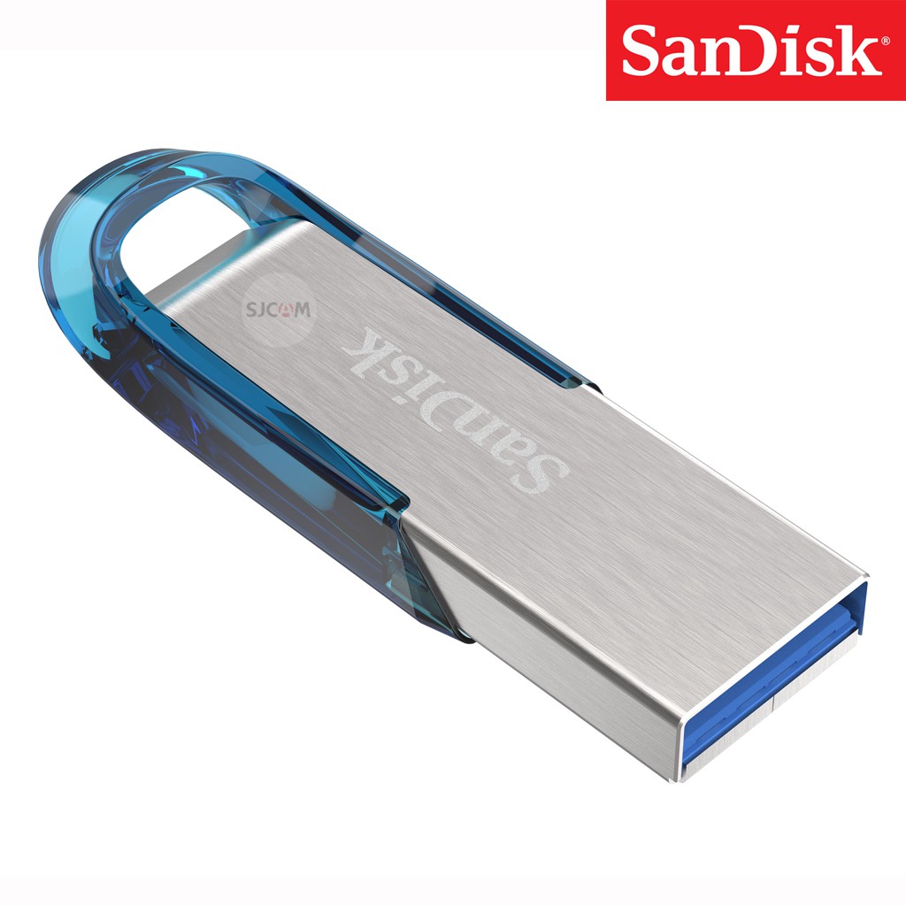 SanDisk (สีฟ้า) Flash Drive Ultra Flair USB 3.0 32GB Speed 150MB/s (SDCZ73_032G_G46B) แฟลชไดร์ฟ PC  รับประกัน Synnex 5ปี