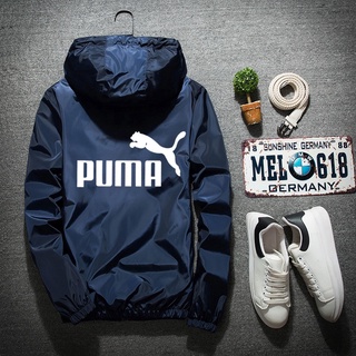 Puma เสื้อโค้ทแจ็กเก็ตเบสบอล แขนยาว กันลม ทรงหลวม สองด้าน สไตล์เกาหลี เข้ากับทุกการแต่งกาย แฟชั่นฤดูใบไม้ผลิ ฤดูใบไม้ร่วง สําหรับผู้หญิง