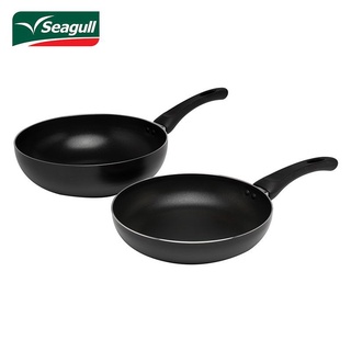 Seagull กระทะ Non Stick เดลี่ ดูโอ้ 2 ชิ้น รหัส 110001098 ขนาด24ซม.และ26ซม.