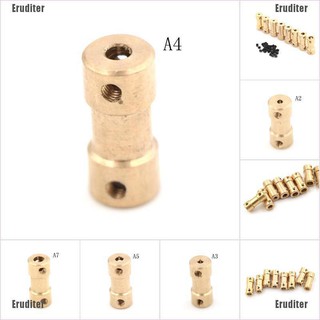 อุปกรณ์เสริมมอเตอร์ eruditer Coupler 2 มม. ตัวเชื่อมต่อเรือ RC C 5 ชิ้น