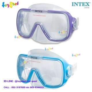 Intex หน้ากากดำน้ำ เวฟไรเดอร์ สีเหลือง รุ่น 55976