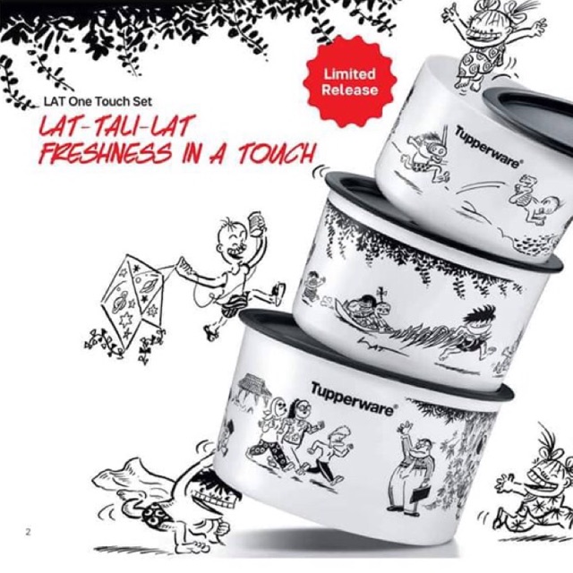 Cny [Limited Edition] Tupperware LAT One Touch Print Series