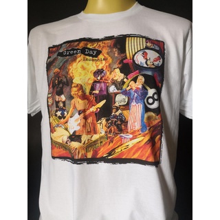 เสื้อวงนำเข้า Green Day Insomniac 1995 Album Punk Rock Skate Style Vintage Gildan T-Shirt