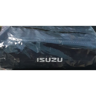 กระเป๋าใส่กระดาษทิชชู่ อีซูซุ : Isuzu Tissue Paper Bag ผ้า Sport ลายตาราง สีน้ำเงิน