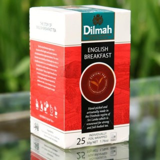 ﻿Dilmah English Breakfast Tea ดิลมา อิงลิชเบรกฟาสต์ ชาศรีลังกา 2กรัม 25ซอง