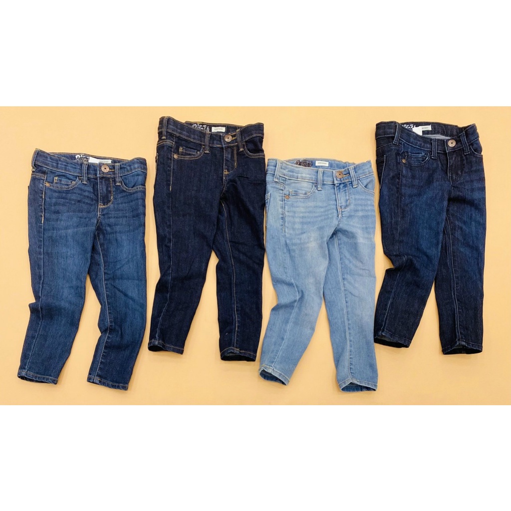 กางเกงยีนส์เด็กชาย/หญิง BIgbaby กางเกงยีนส์ oshkosh นุ่มยืด สําหรับเด็ก 5-50KG