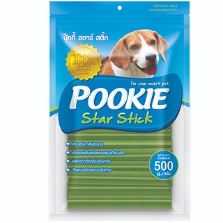 Pookie Star Stick ขนมขัดฟัน รสคลอโรฟิลล์อ่อน ขนาด 500กรัม x 1ถุง