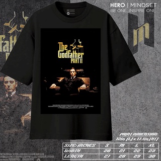 ขนาดใหญ่ / PROCLUB แรงบันดาลใจ GODFATHER 2 ภาพยนตร์โปสเตอร์เสื้อคอกลมโดยพระเอก| ความคิด 7S9